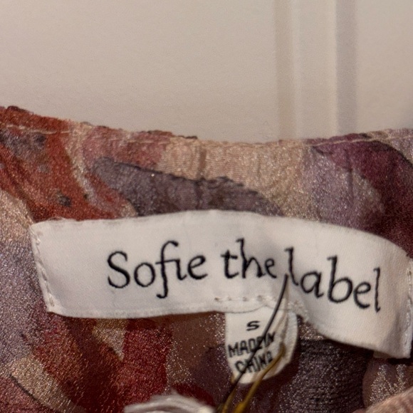 Ruffled Pink and Red Scoop Neck Mini Dress - Picture 7 of 10